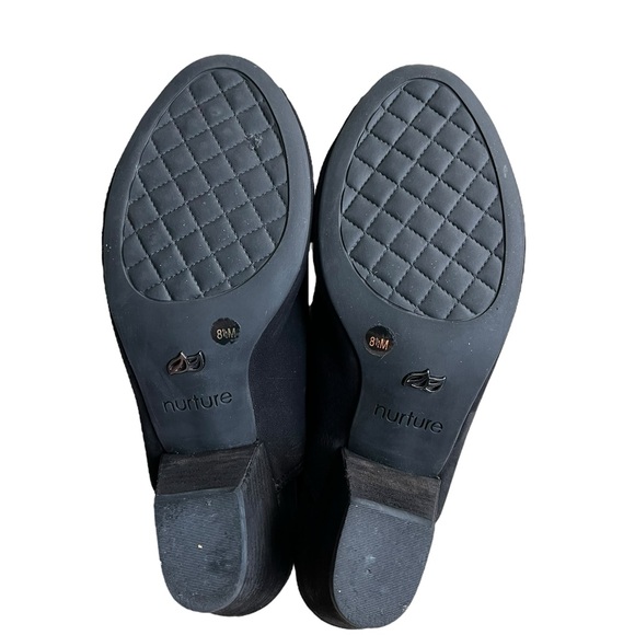 Nurture Women Black Slingback 2.5" Heel Caged Shoes Office Casual 8.5M - Picture 7 of 9